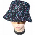 Bucket hat with pattern printing.