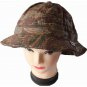 Bucket hat canvas with camouflage painting