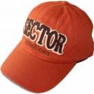Fashion caps orange with embroidery