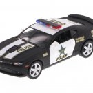 2014 Chevy Camaro Police, Black Kinsmart diecast car model