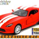 2013 SRT Viper GTS w/ printing 1:32 scale Kinsmart diecast car model
