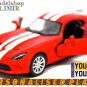 2013 SRT Viper GTS w/ printing 1:32 scale Kinsmart diecast car model