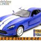 2013 SRT Viper GTS w/ printing 1:32 scale Kinsmart diecast car model