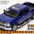2014 Chevrolet Silverado blue color Kinsmart diecast car model