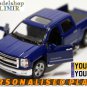2014 Chevrolet Silverado blue color Kinsmart diecast car model
