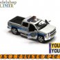 2014 Chevrolet Silverado Police grey Kinsmart diecast car model