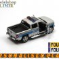 2014 Chevrolet Silverado Police grey Kinsmart diecast car model
