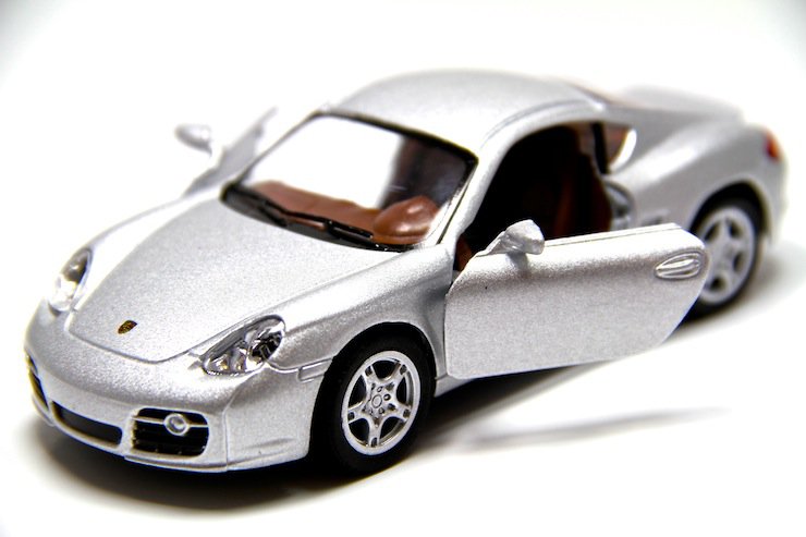 porsche 718 cayman diecast model