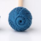 Ashkatan Sutai T12 Bass Marimba Mallets - Maple Handle, Blue Yarn