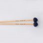 Ashkatan Kipchak R89 Medium Hard Marimba Mallets - Maple Handle, Blue Yarn