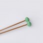10 Pairs Medium Marimba Mallets made in EU - ASHKATAN STUDENT SERIES S80 - Maple Handle, Brown Yarn