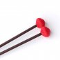Ashkatan S90 Hard Marimba Mallets - Maple Handle, Red Yarn