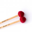 Ashkatan Kipchak P72 Medium Soft Marimba Mallets - Maple Handle, Red Yarn