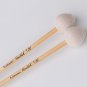 Ashkatan Kipchak F86 Medium Marimba Mallets - Maple Handle, White Yarn
