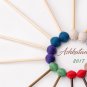 Ashkatan Kipchak F86 Medium Marimba Mallets - Maple Handle, White Yarn