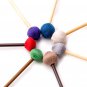 Ashkatan Kipchak Z65 Soft Marimba Mallets - Maple Handle, Brown Yarn