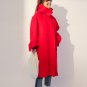 Women's Oversized High Neck Winter Coat with Detachable Faux Shearling Fur Vest