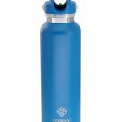 Light Blue 20 oz Thermal Flask with Color Match Quick-Release Cap