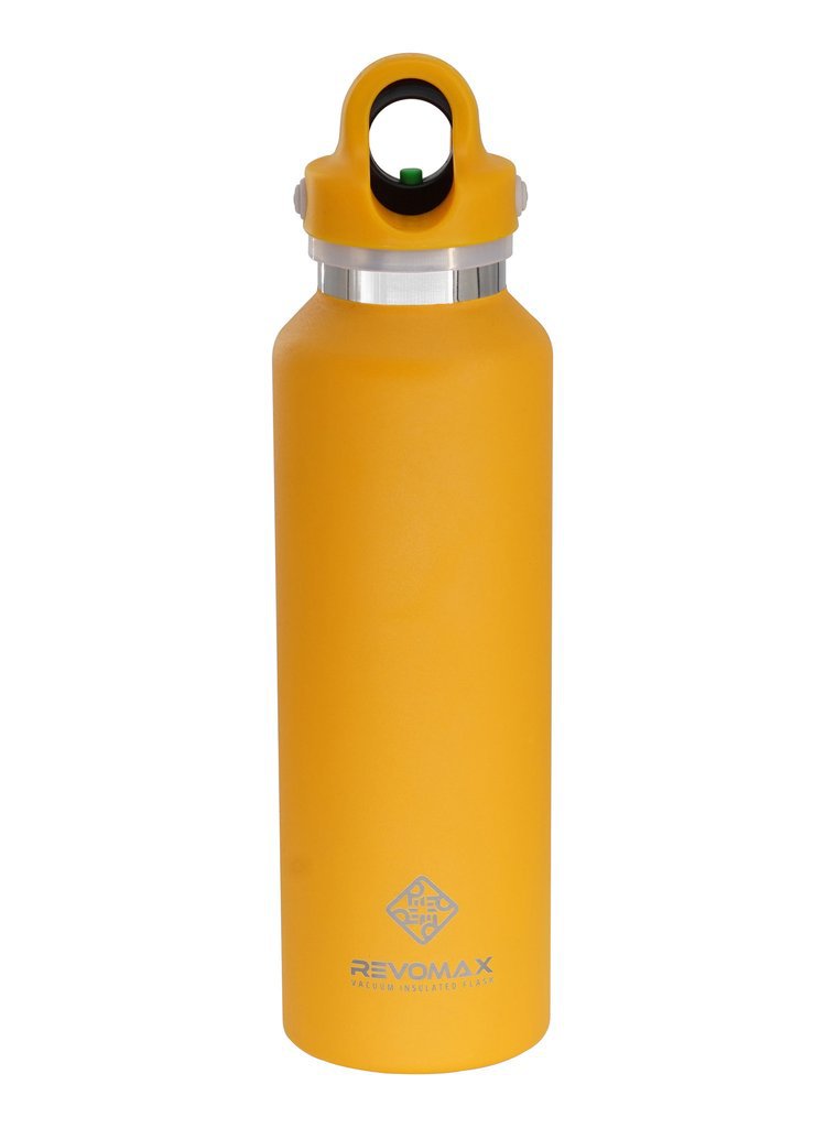 Yellow 20 oz Thermal Flask with Color Match Quick