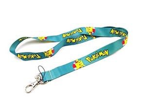 Pokemon Pikachu Keychain Badge Holder Lanyard Pokemon Go Holder Pokemon Pikachu