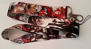 Tokyo Ghoul Anime Kaneki Ken Lanyard Keychain (Close Ups)