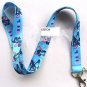 Stitches and lilo Lanyard keychain Charm ID Holder ~ Lilo & Stitch Theme ~ NEW