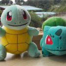 New 2016 Pokemon Bulbasaur Squirtle Plush Stuffed Doll Toy Set of 2-USA Seller