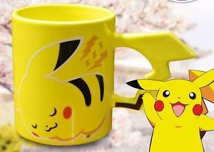 Cute Pokemon Pikachu 3D Figural Ceramic Mug Coffee Cup W/ Box Xmas For Fans USA!