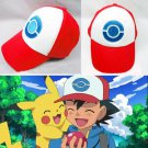 Anime Cosplay Pokemon Pocket Monster Ash Ketchum Baseball Trainer Mesh Hat Cap