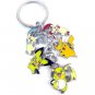 Hot Pokemon Pikachu Charm Keyring Keychain Cosplay Kids Gifts
