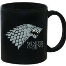 Game of Thrones HBO Winter Is Coming Stark Direwolf Sigil Ceramic Coffee Cup Mug