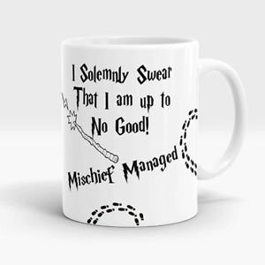 Harry Potter Heat Changing Mug White Christmas Edition! White Harry Potter Cup!
