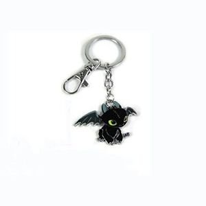 How to Train Your Dragon Night Fury Toothless Figure Shaped Keychain by