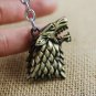 Game of Thrones House Stark Wolf Head Bronze Keyring KeyChain Key Chain pendant