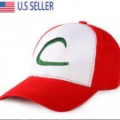 Pokemon Trainer Hat Cosplay Ash Ketchum Costume Baseball Cap Anime Pokedex