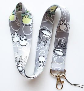 Totoro Nylon Neck Strap Lanyard Cell Phone Camera ID Card Keychain Anime Gift