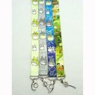 Set of 4 Totoro Design Lanyard Durable Neck Strap ID Card Camera Anime Keychain