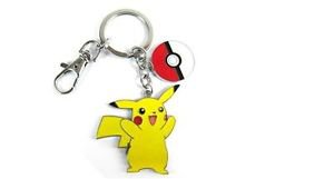 Pokemon Go Pikachu Keychain Metal Keyring Key Chain Cute Gift Halloween Xmas