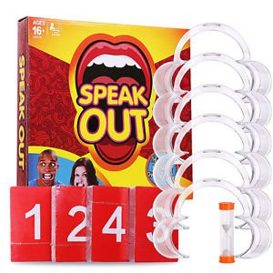 2016 New Funny Speak Out Board Game Mouthguard Challenge Game Christmas Gift