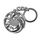 Game of Thrones Targaryen Dragon Die-Cast Keychain Gun Metal