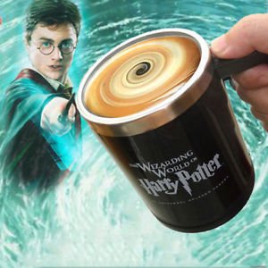 New Harry Potter Self Stirring Mug 400ml Electric Coffee Cup Perfect Gift *USA*