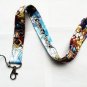 Kingdom Hearts Neck Lanyard BLUE Keychain Holder Mp3 Camera Holder Toy Gift