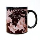 Game of Thrones Winter Is Coming Heat Sensitive Mug! Heat Changing Rare GOT CUP!