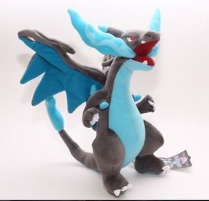 Pokemon Center Mega 12" Charizard X Plush Doll Soft Toy Hot Sale Fast Shipping!