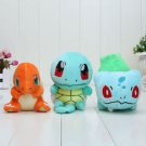 3pc Set of Pokemon Starter Plush Toy - Bulbasaur, Squirtle, Charmander PokemonGo