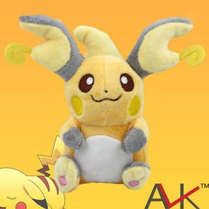 Pokemon Plush Toy Raichu 13CM Collectible Soft Stuffed Animal Cute Doll