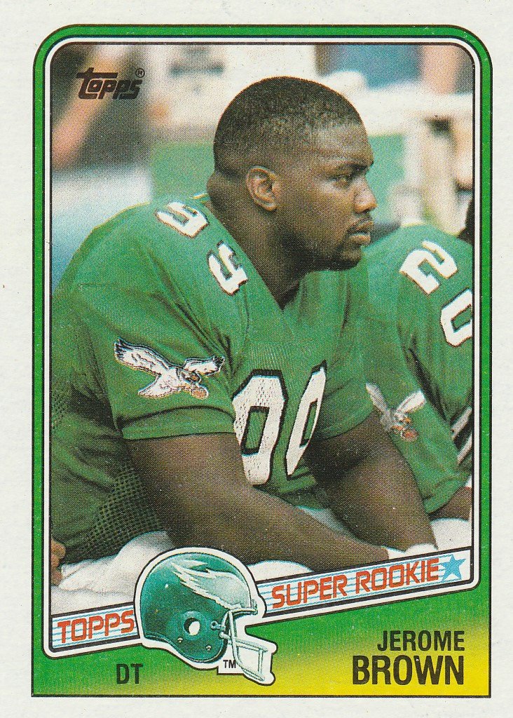 Jerome Brown 1988 Topps Super Rare