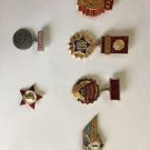 Set of 6 medals and badges the times of the USSR