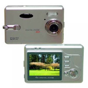 Digital Camera, 12M Pixel, 2.0-inch LCD, 16MB Int.Mem