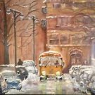 Urban Warmth 18 x24 Acrylic Painting